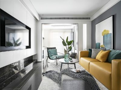 恒大未来城150平四居室现代简约装修案例