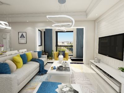 航民天府锦园简约风格二居装修案例