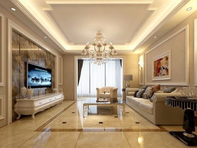 半山溪谷欧式风格143平米四室两厅装修案例