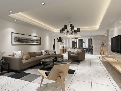 绿地城时尚现代风142平米四室两厅装修案例