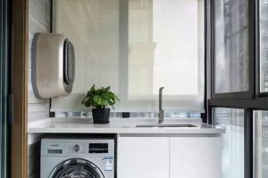 [青岛五一装饰]阳台洗衣台装修设计 阳台洗衣台装修注意事项