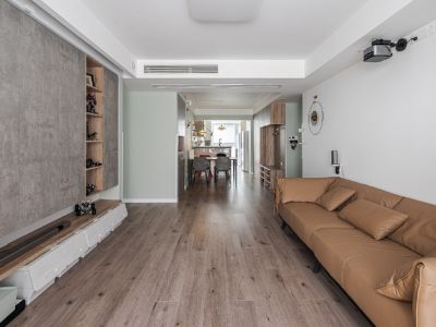 光华锦苑130平三居室北欧极简风格装修案例