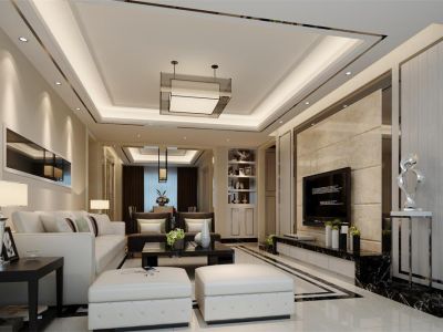 平阳景苑143㎡四居室现代风格装修案例