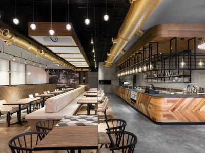 餐饮店现代风格287平米装修案例