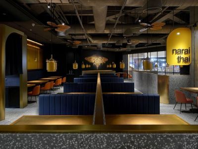 泰式餐厅北欧风格365平米装修案例