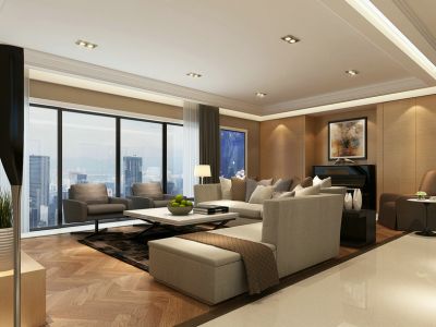 融创熙园180平米大平层现代简约风格装修案例