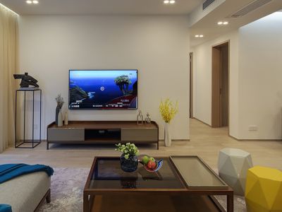 金地铁西檀府163平米新中式四居室装修案例