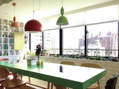 国悦府混搭风格135平方三居室装修案例