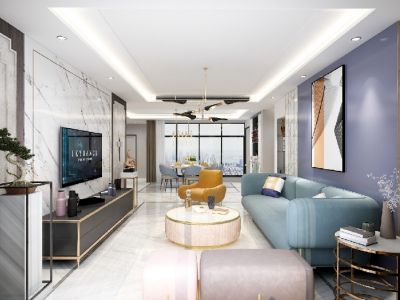 东川世家简约风格三居装修案例