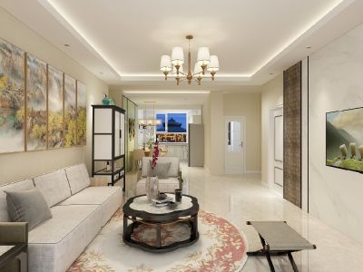 碧桂园天玺现代风格三居装修案例