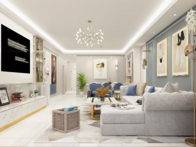 合谊江城公馆现代风格三居装修案例