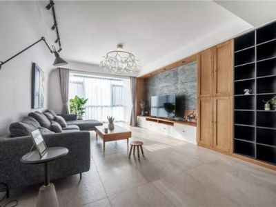 竞杰常青藤135㎡四居室现代风格装修案例