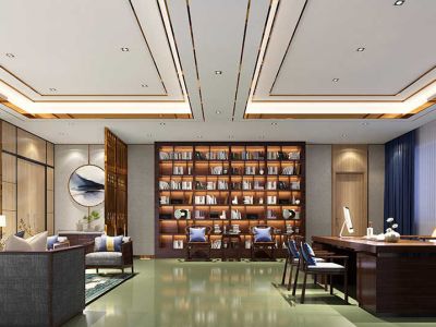 办公室现代风格1232平米装修案例