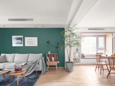 东都绿洲北欧风格138平米三居室装修案例