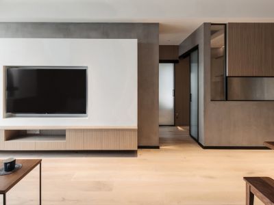 紫云城现代风格三居装修案例