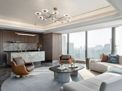 碧桂园现代风格四居装修案例