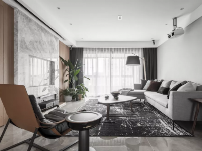 融城昆明湖现代风格147平米装修案例