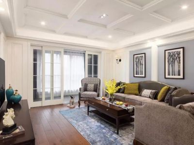 俊发盛唐城简美风格122平米装修案例