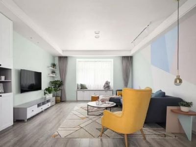 德润香山府北欧风格109平米装修案例