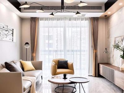 万科城现代风格115平米装修案例