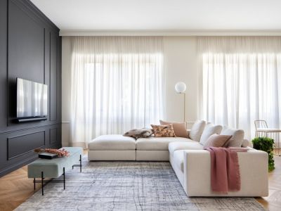 信智城欧式风格114平米三居室装修效果图案例