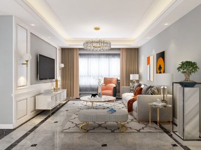 金域滨江·天玺现代风格三居装修案例