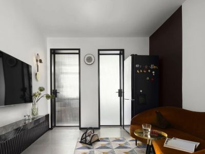 汇东星城80㎡二居室古典风格装修案例