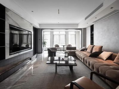 德润香山府现代风格141平米装修案例