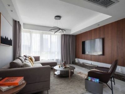 万象上东三居室111方北欧风格装修案例