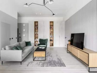 中北春城三期三居室126方现代风格装修案例