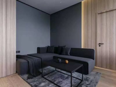 文化家园三居室103方现代风格装修案例