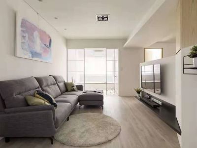 和美星城二居81方简约风格装修案例