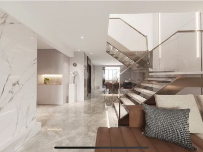 碧桂园翡翠郡200平现代风格装修案例