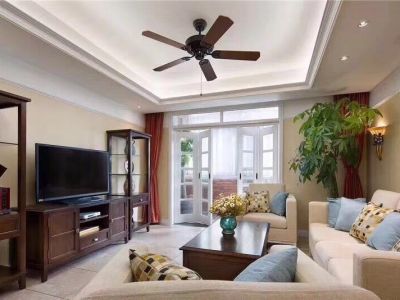 民生尚都三居室116方美式风格装修案例