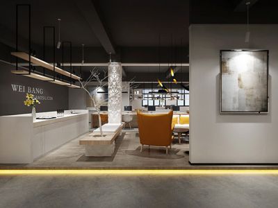 办公室现代风格730平米装修案例