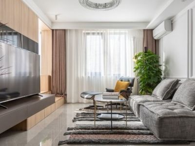 中发·印象外滩北欧风格72平米二居室装修效果图案例