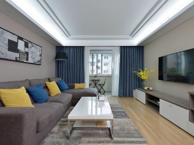 天一仁和郡现代风格115平米三居室装修案例