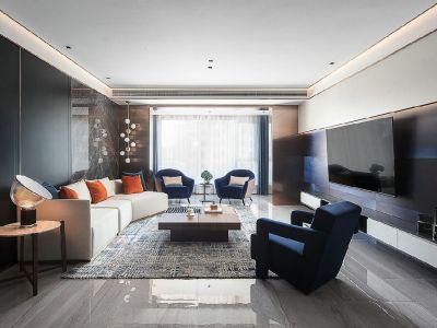 太化紫景天城162㎡四居室现代简约装修案例