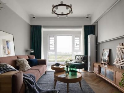 嘉怡龙城湾108㎡三居室北欧风格装修案例