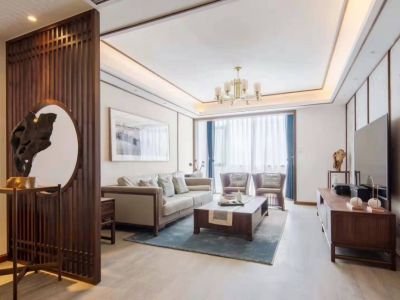 御锦城三居117方中式风格装修案例