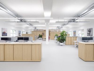 办公室现代风格1200平米装修案例