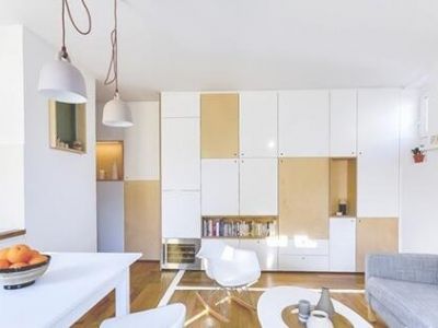 昆山小区老房改造一居室装修效果图