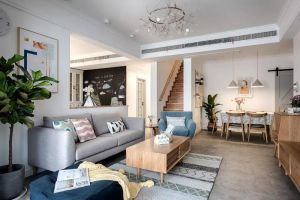 [南昌诚沁装饰]140㎡北欧风复式装修案例 温馨舒适的三口之家