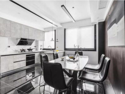 东润国际110㎡三居室现代风格装修案例