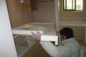 [黄冈易尚国际装饰]浴室柜安装流程 浴室柜应该要如何安装