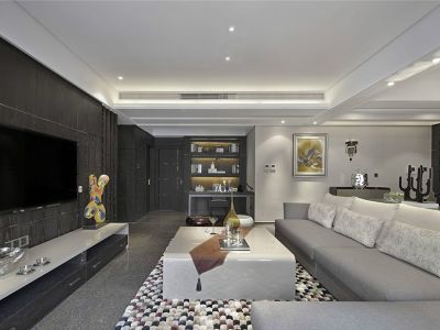 深圳龙岗「怡龙枫景园」现代风格73㎡装修效果案例