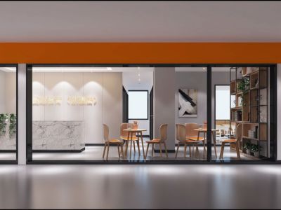 珠海培训机构455平米简约装修案例