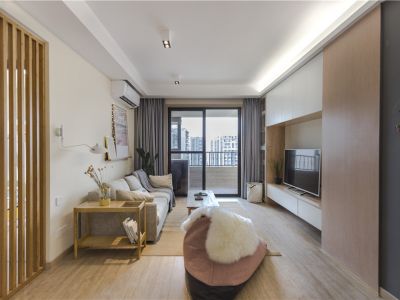 华发四季峰景北欧风格140平米四室两厅装修案例