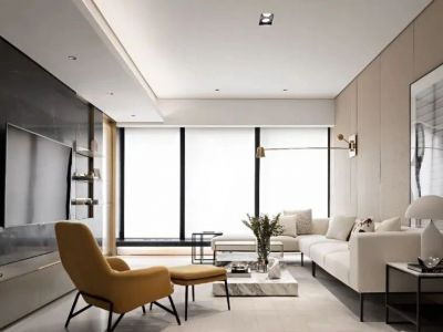 俊发盛唐城现代风格128平米装修案例