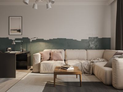 鲁能优山美地125平三居室北欧风格装修案例